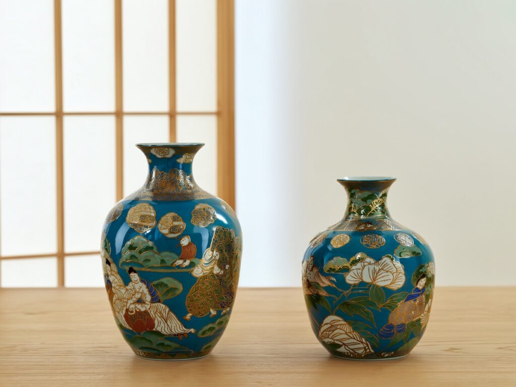 酒井田柿右衛門 色絵 花瓶